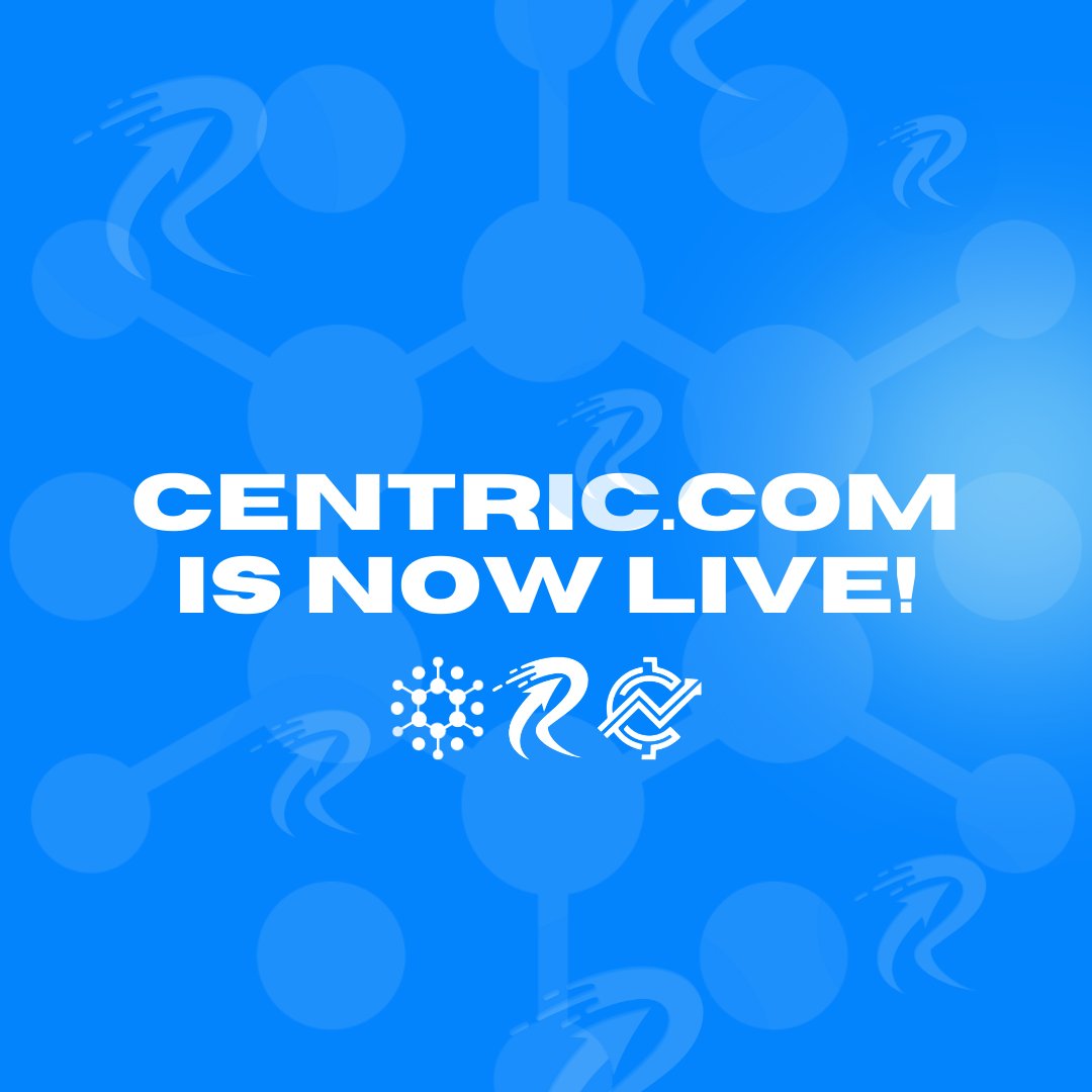 centric.com is now live! 🚀 All previous Centric domains will forward to centric.com. Please update your bookmarks or if you are sharing links please update to these new URLs.

wallet.centric.com
explorer.centric.com 

$CNS $CNR #CentricWarriors