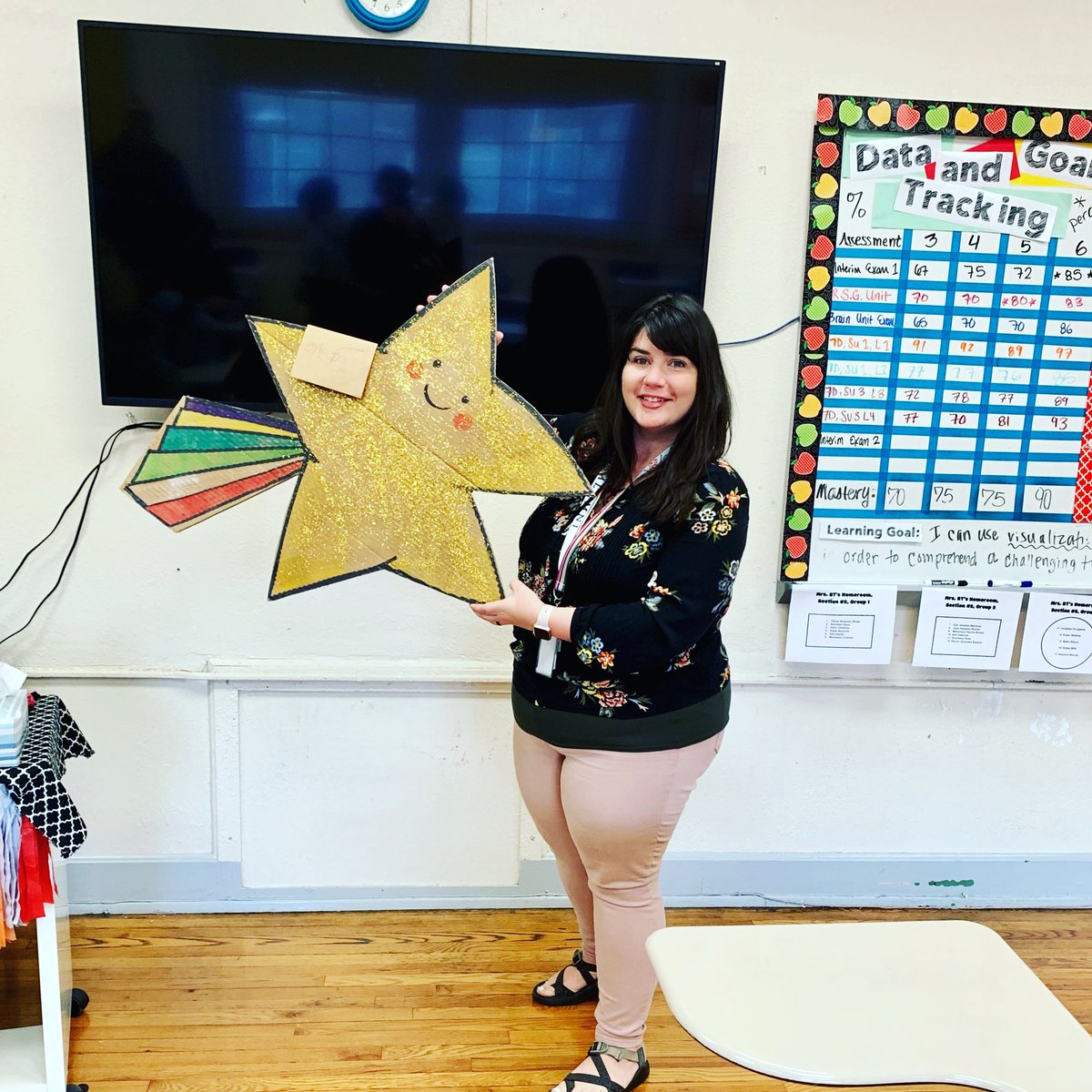 ktbellt's tweet photo. Thankful to be celebrated by my great admin and excited to celebrate the next rockSTAR teacher with @gmprincipal https://t.co/yQKwDrcCUq