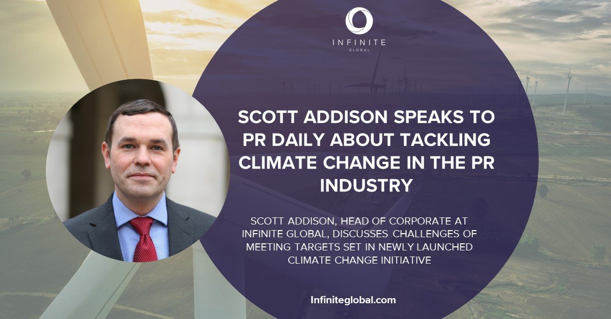 How does the PR industry play its part in tackling climate change?

Scott Addison, Head of Corporate, speaks to PR Daily about the operational challenges of meeting the targets set in the firm's newly launched climate change initiative here (paywall): bit.ly/3uyMtlx