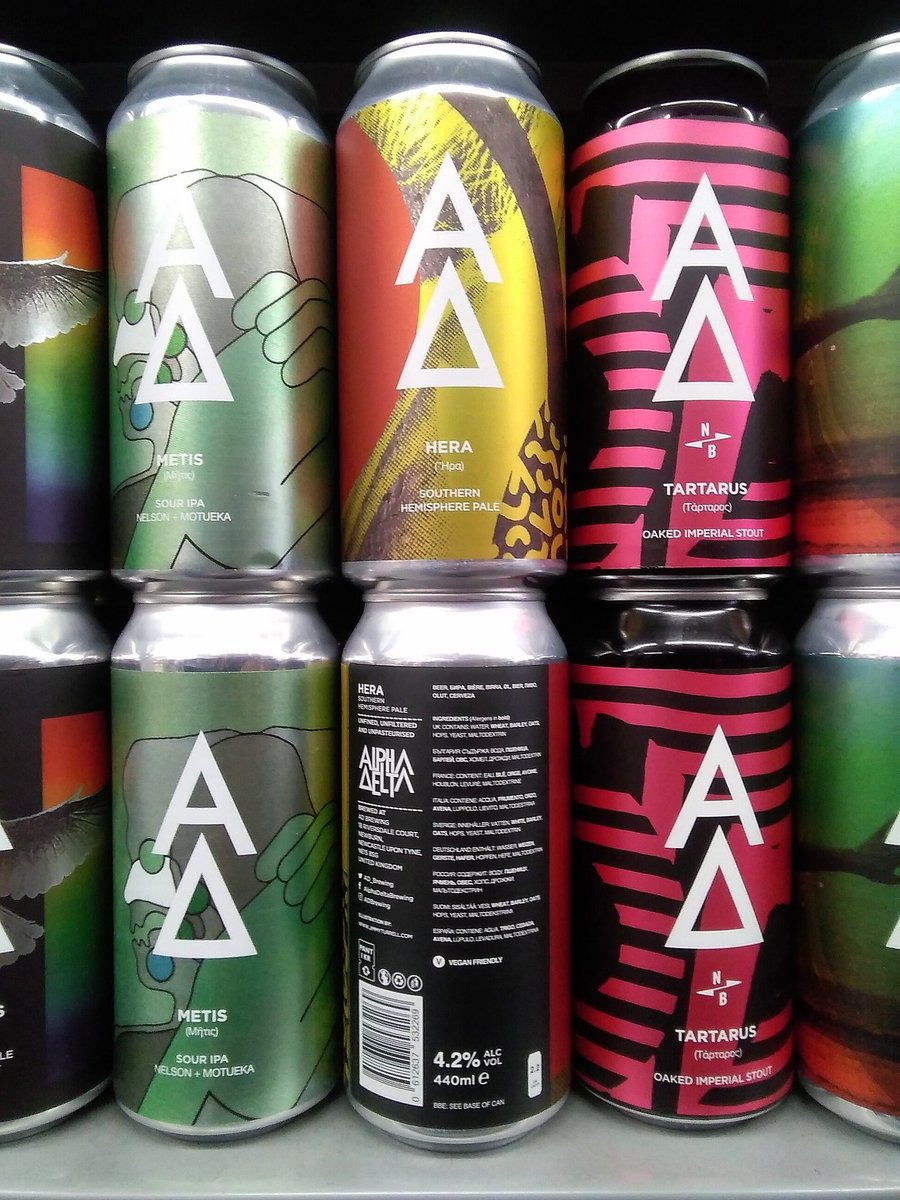 EbchesterStore's tweet image. #Hera is #AlphaDelta first core pale ale, made with succulent Southern Hemisphere hops. 
£2.95 / 440ml can.
So call in and browse our range of local ales from #ConsettAleWorks, Blaydon's #FirebrickBrewery and #FullCircleBrewery
See you soon at Ebchester Village Store...