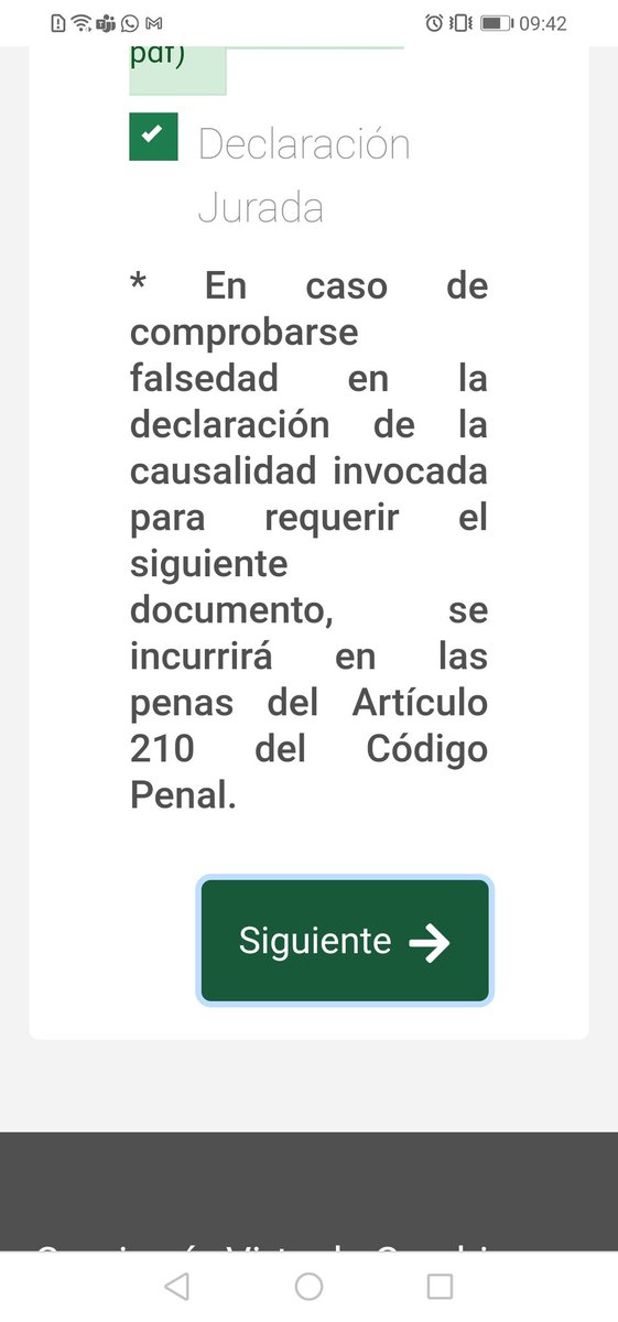 monix2424's tweet photo. Buenos días no puedo sacar el permiso para tratamiento medico en comisaría virtual, se queda pegado en el ultimo paso #ComisariaVirtual #ContigoCHV https://t.co/WM8ZEo2tHP