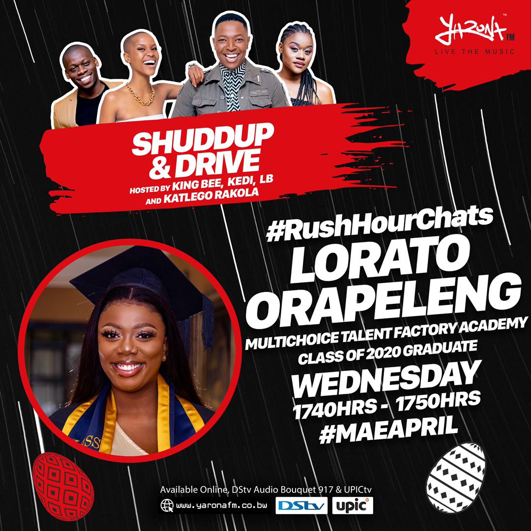 yaronafm's tweet photo. #MaeApril
Hellur Shudders! Let's ROCK with King Bee @andrepitse & @LezozoOnAir 🎶 🔥🔥TUNE IN for #RushHourChats with @MultiChoice Talent Factory Academy graduates; @MasegoMohwasa & @LoratoOrapeleng. 📻🎧
📢 Holla!!
📲Whatsapp: +267 74751545
📲SMS : 16106 https://t.co/x4f5bCQdAs