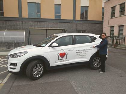 ICMS_SLGH's tweet photo. @lukes_ck have recently made the addition of a car to the @ICMS_SLGH The car will assist midwives in visiting mothers and their newborn babies in their own home in the counties of Carlow/Kilkenny as part of the service provided by the ICMS #SLGHMaternity #ICMS #Midwives #Hyundai https://t.co/kNaGfWHCzV
