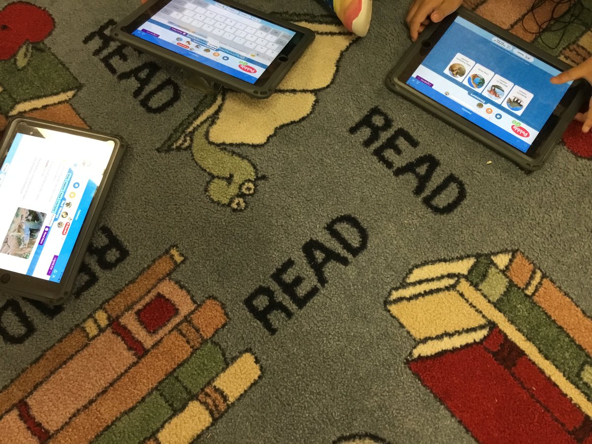 OHE K &amp; 1st ss are using PebbleGo databases to learn about animals, insects, etc.  Engaged learners' excitement permeates the classrooms.  Thanks RISD Lib. Dept. for providing this wonderful resource for our students to use. <a href="/LIBRARIESinRISD/">Richardson ISD Library & Information Technology</a> <a href="/HeatherHornor/">Heather Hornor (she/her)</a> <a href="/ohemustangs/">Jen Wills</a>