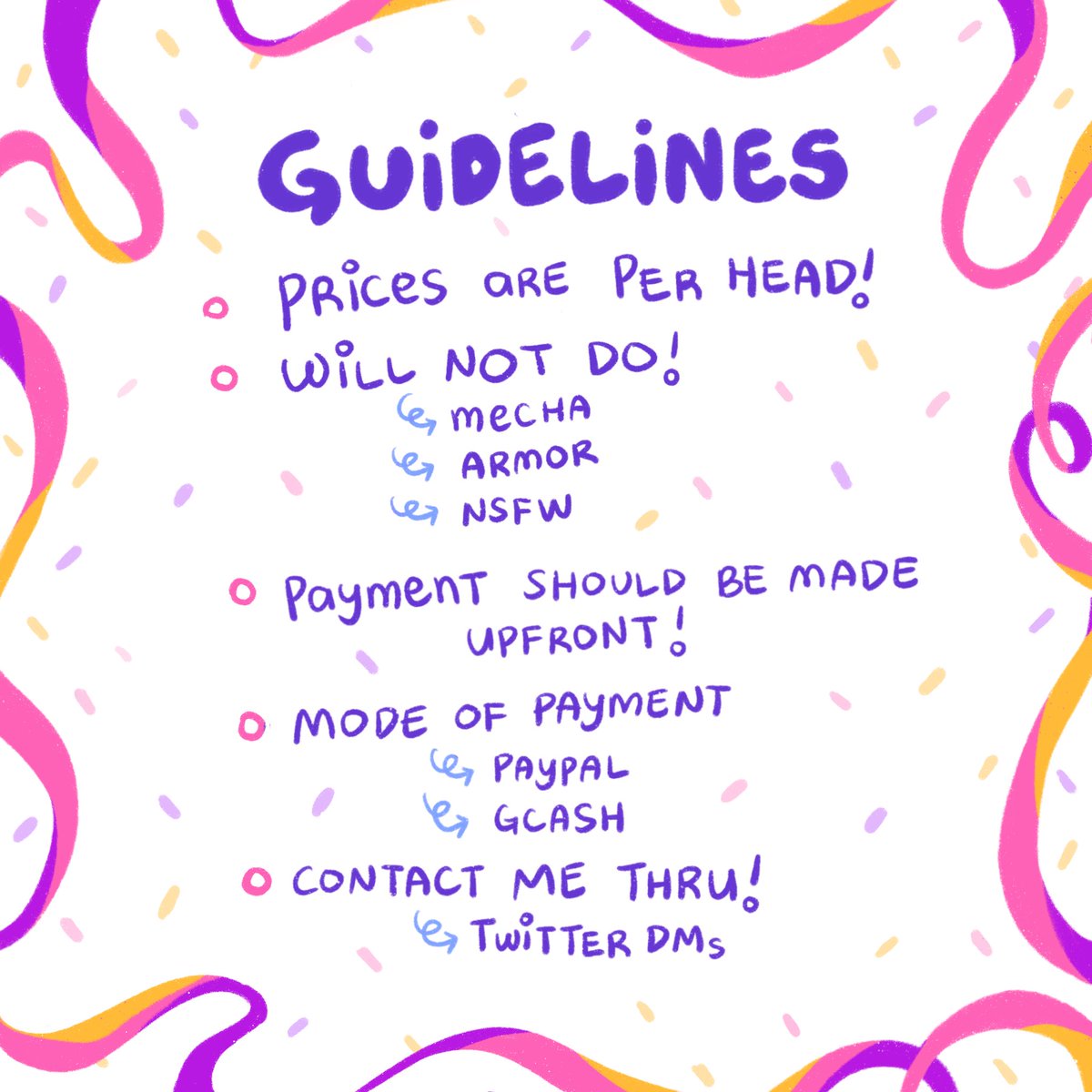 ? COMMISSIONS OPEN! ?
i found myself short on funds this month so im opening my comms again!
feel free to dm me for more inquiries ✨
#commissions #commissionsopen