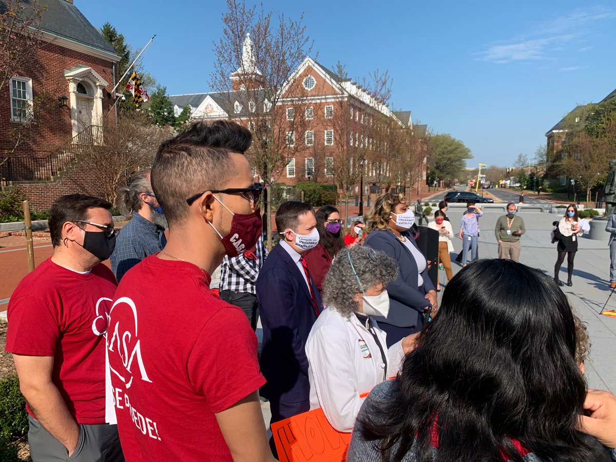 Another day in Annapolis, we cannot go another session without passing something meaningful to the immigrant community. 

 We call on Senate President @SenBillFerg for the #DignityNotDetention #TrustAct bills ✊🏽
@CASAforall