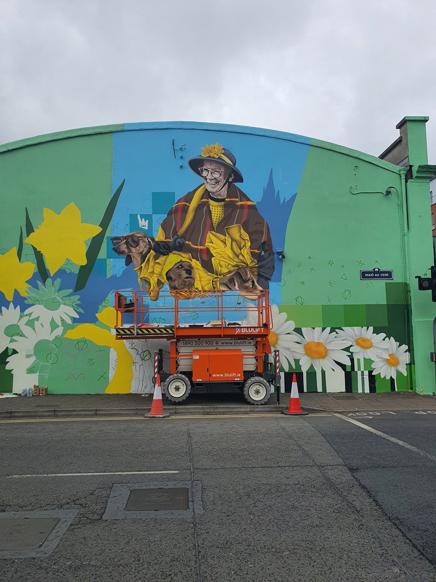 This is blowing our minds its so good. What an impact it makes as you enter the city centre.
Feeling so proud to be from Limerick !! 

@ominous_omin