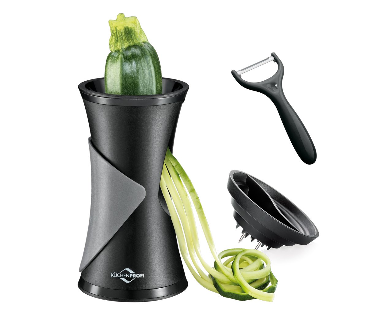 Fresh Vegetables are a great addition to any meal! Meet our Spiral Slicer, "Olera." Includes peeler, safety holder, and cleaning brush.

Find it here:  bit.ly/3wDtxE7

#frielingusa #kuchenprofi #vegetables #healthy #vegan #vegetarian #fresh #healthyliving #veggies #food