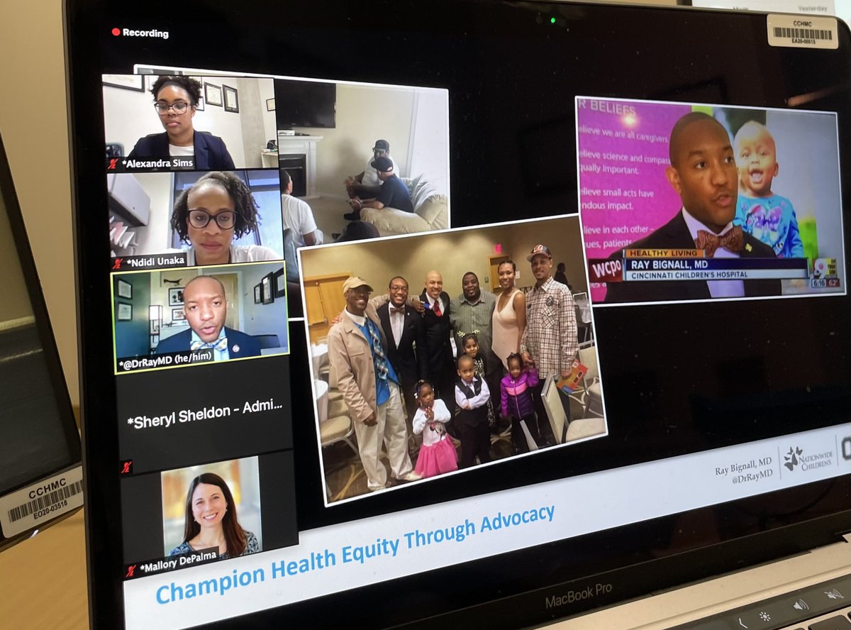 Such an invigorating talk this morning by @annielintzenich and <a href="/DrRayMD/">Dr. “Dad” MD, FAAP, FASN</a> - grateful for you both! #cincykidsequity2021