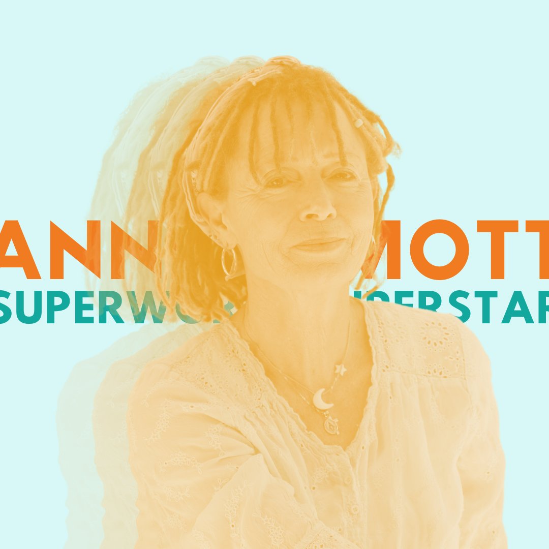 #AnneLamott is most known as the prolific writer of novels such as #HardLaughter &amp; #CrookedLittleHearts. Since the 1980s, she’s also been a guiding light for struggling writers and for that we’re dubbing her a #SuperwordsSuperstar! What’s your favorite <a href="/ANNELAMOTT/">ANNE LAMOTT</a> book?