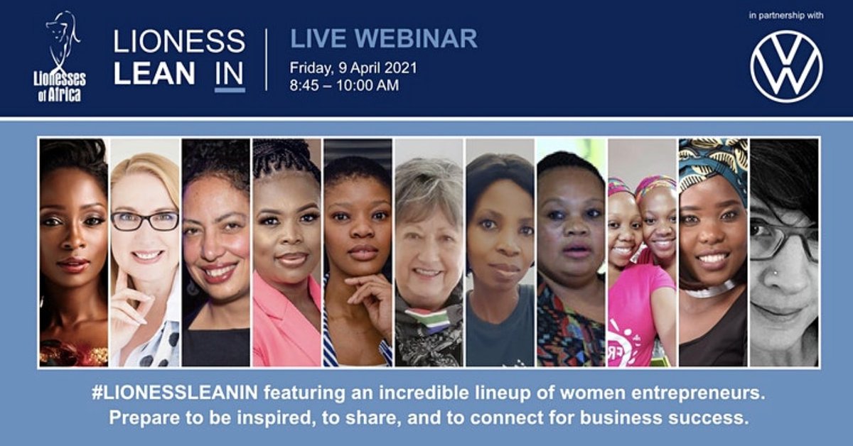 _Yellow_Owl's tweet photo. ROAR Lionesses!! 🦁
Super excited for our upcoming #LionessLeanIn event - Incredible lineup of women entrepreneurs brought to you by @lionessesA
in partnership with @VolkswagenSA.
Friday, 9th April 8:45am. Register for your FREE ticket 👇🏽
https://t.co/5NCXW06O64 https://t.co/iEGuu0xmuz