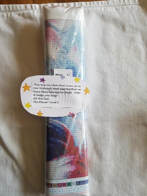 PauseWiltshire's tweet photo. So after being told that this “is the best thing for anxiety” and “is really calming” AND is something that so many of the women have bonded over - we decided to make it part of our midweek meet! Diamond Art packs are on their way. #ArtTherapy #mindfullness #sharedIdeas https://t.co/NUqWhdsRTA