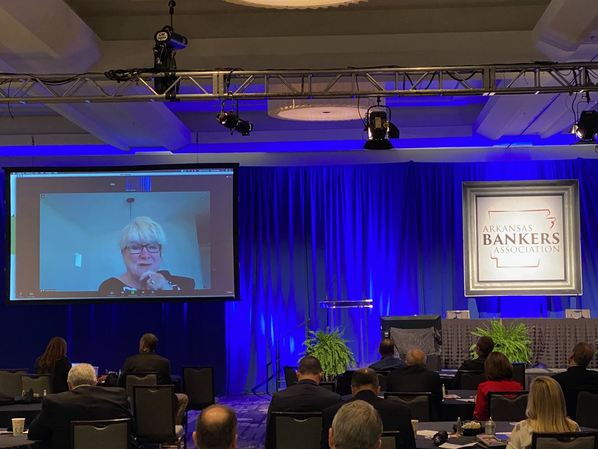 ArkBankers's tweet image. Thanks to @SoundCEO Laurie Stewart, Sound Financial Bancorp, Inc., for “An Update from Washington.” #ABAConvention