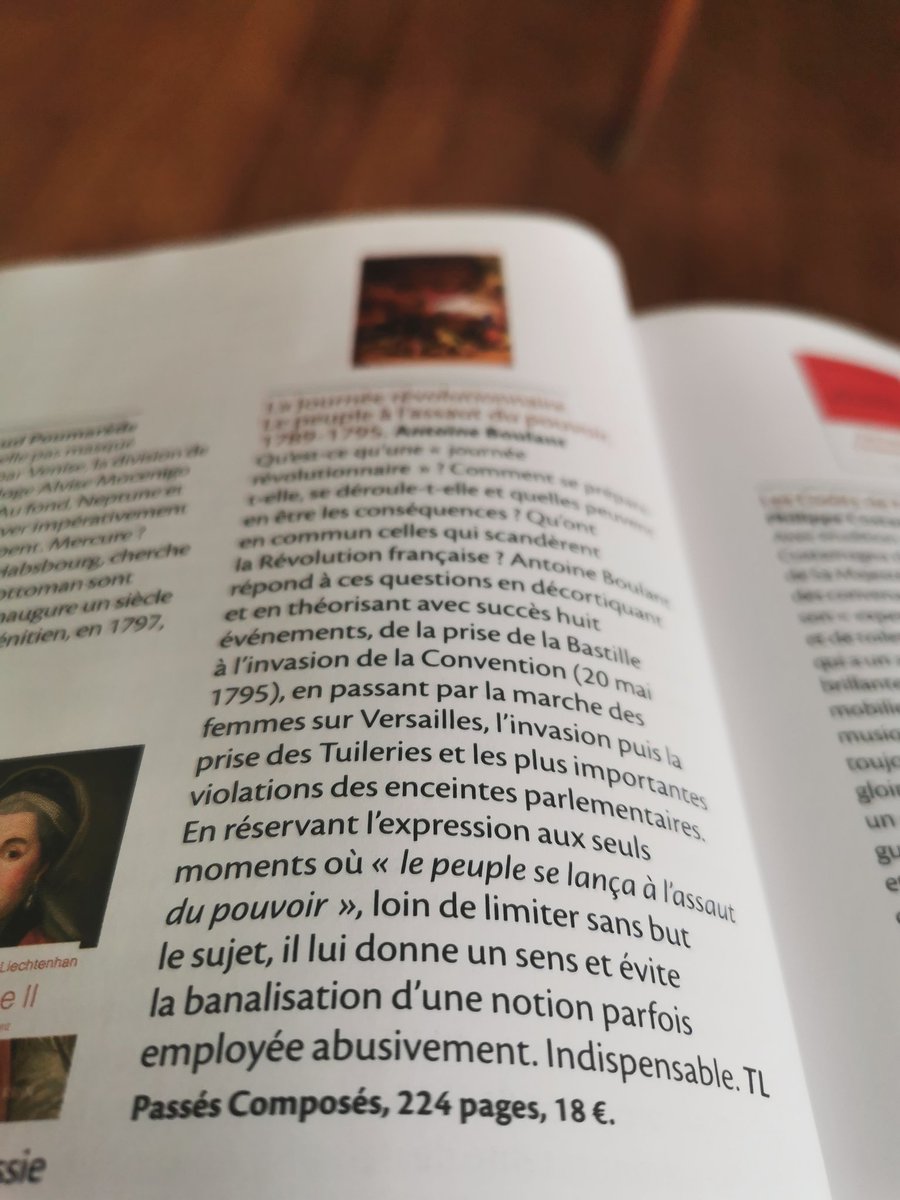 #Enkiosque | Le dernier numéro du <a href="/Figaro_Histoire/">Le Figaro Histoire</a> est sorti, avec ses traditionnels bons conseils de lecture. Vous y trouverez les chroniques des livres de @JOBoudon et <a href="/BoulantAntoine2/">Antoine Boulant</a> parus chez <a href="/PComposes/">Passés composés</a>. Passionnant et indispensable.