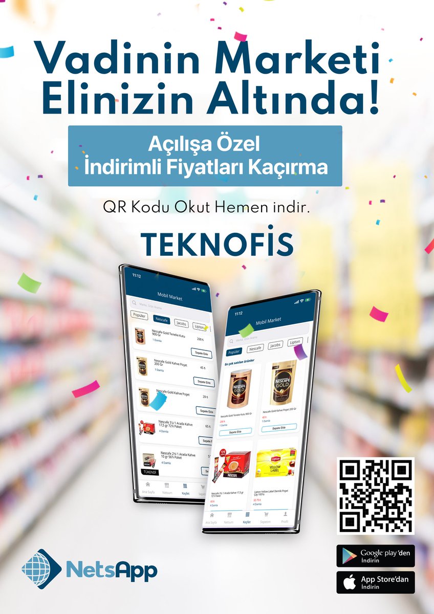 DestekNetsum's tweet photo. Netsum Bilişim NetsApp uygulaması ile işletmenize değer katmaya devam ediyor. Sizde işletmenizi Mobil Market dünyasına entegre etmek istiyorsanız bize ulaşın. 

info@netsum.com.tr

#netsumbilisim 
#bilisimvadisi
#netsapp 
#teknofis
#mobilmarket
#marketimcebimde
#onlinealışveriş https://t.co/LjBl56XyQA