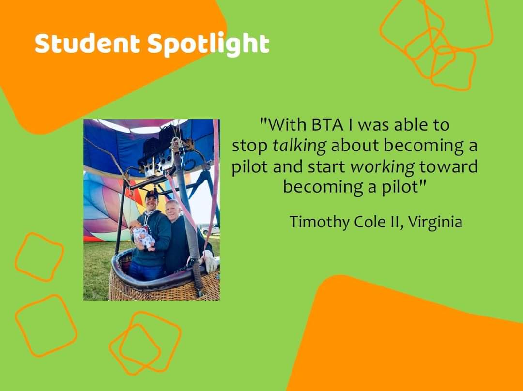 HotAirTraining's tweet photo. STUDENT SPOTLIGHT

This week we spotlight Timothy Cole II from Virgina! Ballooning is a family affair with the Cole family. You may recognize the name Tim Cole as a legendary balloonist, but for this post he's the proud dad.  #IUsedTheBalloonTrainingAcademy #StudentSpotlight https://t.co/JZZygJ5Cke