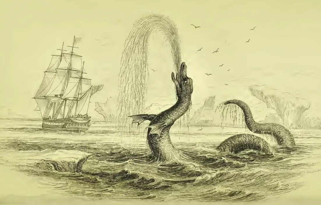 Ig Nobel prize-winner Charles Paxton took a look at this and other sightings of sea serpents back in 2005, for possible explanations of the accounts. They concluded - with comparisons to modern photographs and descriptions - that several accounts were actually of whale boners.