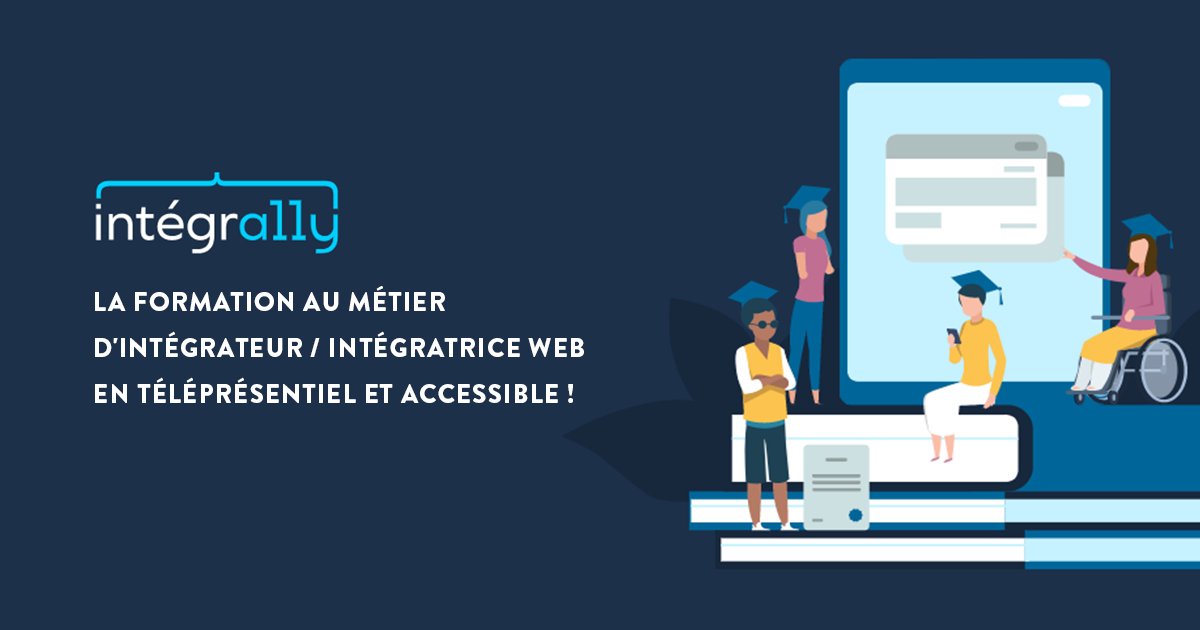 '<a href="/integra11y/">Intégra11y</a> : première #formation inclusive au métier d'intégrateur web 

✔ Accessible aux personnes en situation de #Handicap 
✔ Gratuite
✔ Sur 6 mois : 4 mois de formation, 2 mois de stage
✔ Obtention d'une Certification partielle

👉 defi-metiers.fr/breves/integra…