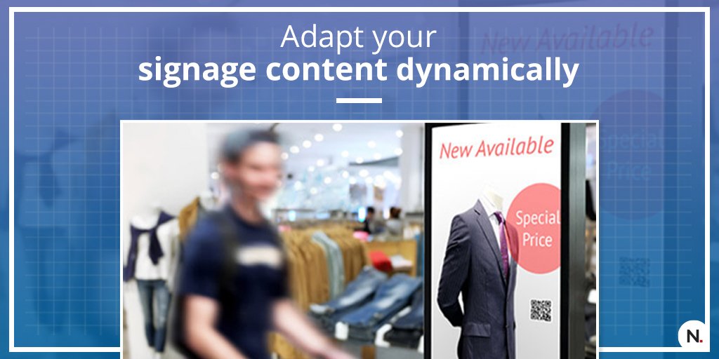 Navori's tweet image. Deliver the right content to the right people and see your sales grow. AQUAJI lets you improve the customer experience. Learn more: bit.ly/31VwGkO

#Navori #Aquaji #MarketingAnalyticsTool #ArtificialIntelligence #MarketingAnalyticsSoftware #Marketing #DigitalSignage