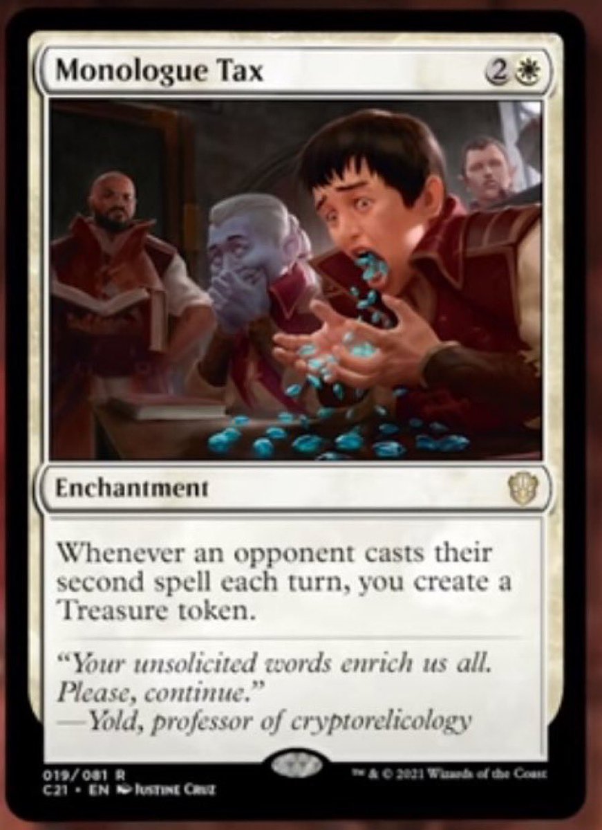 ManaCurves's tweet photo. I’m so sorry but seeing ramp in White depicted as barfing is a trend I never expected but find hysterical 😂 https://t.co/qhyrOWqDpb