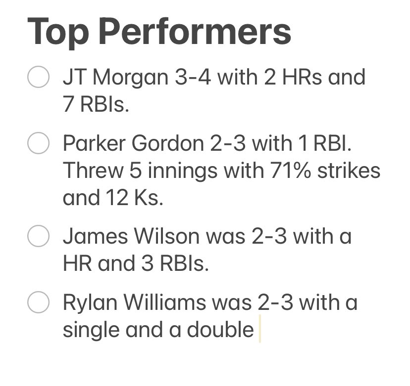 coachjwg's tweet photo. @justin23morgan @parkergordon_8 @Rylan23williams @JamesWilson105 @TNBballRprt @tntop100 @2DsportsTN @JSCCBaseball @DSCCBaseball @PrepSoutheast @LittleRockBSB @NEMCCBASEBALL @SBU_Baseball @ColtonProvey @_BUbaseball @BisonBaseball @BMC_BSB @RoaneStBaseball https://t.co/zRUqgIp8zx