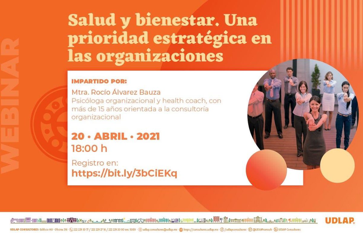 Brain_Rocio's tweet photo. El próximo 20 de abril estaré impartiendo este webinar con @UDLAPConsult, te invito a que asistas, hablaremos sobre cómo implementar estrategias de bienestar en las organizaciones.
#bienestarcorporativo #UDLAP #exaUDLAP #udlapconsultores #balancedevida https://t.co/jp2Yzb2BhX