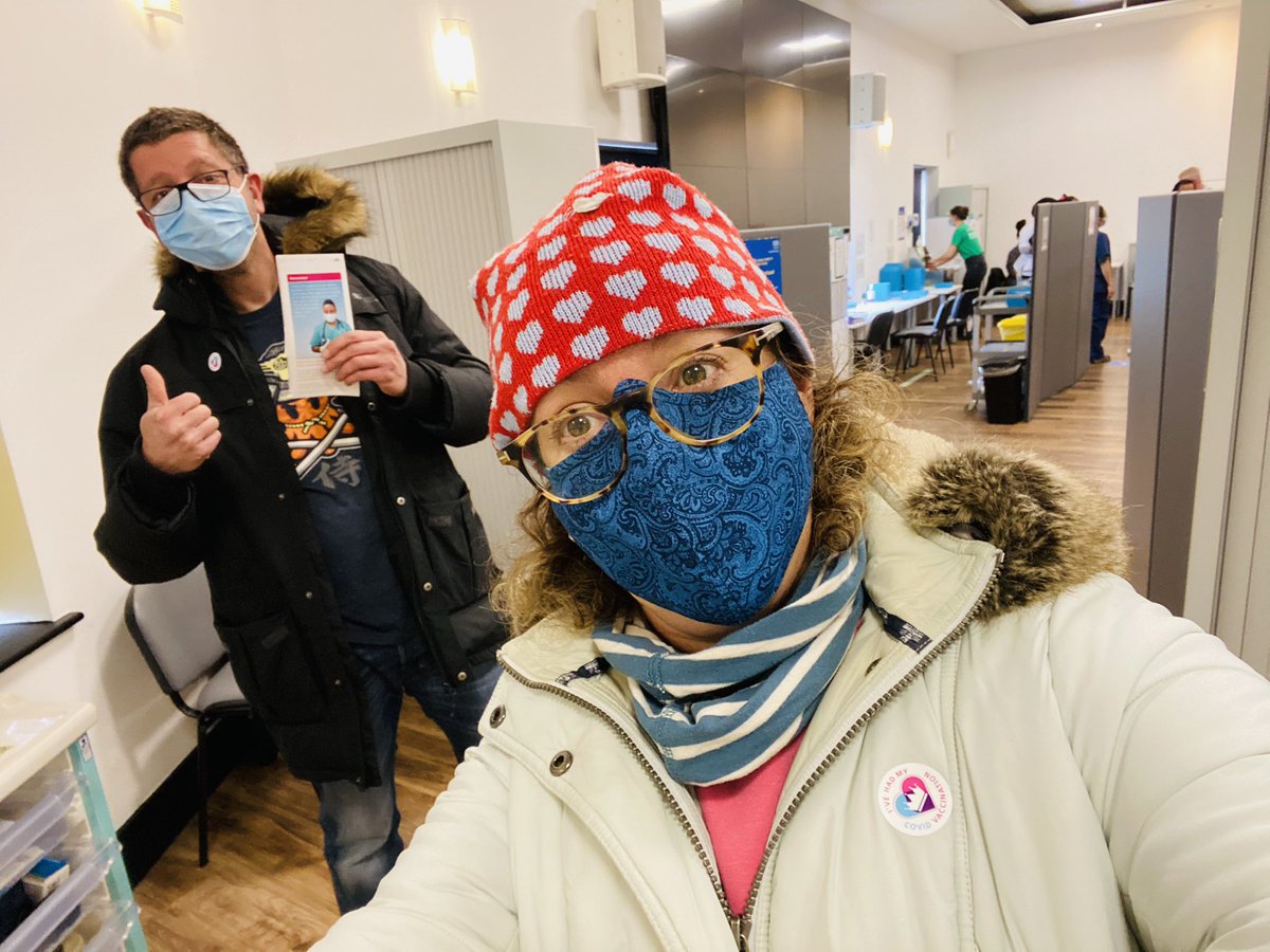 Best feeling ever.  Thank you <a href="/NHSEnglandLDN/">NHS London</a> #vaccination