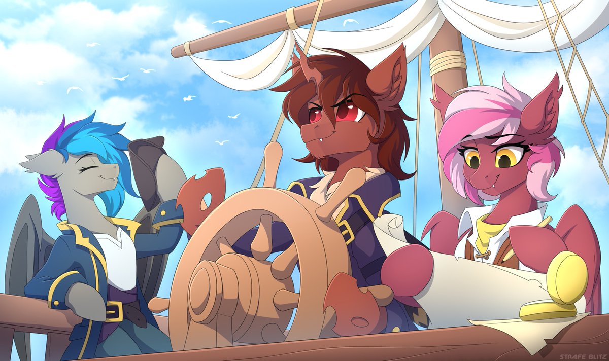Strafe_Blitz's tweet image. #mlp #pony #mylittlepony #pirates