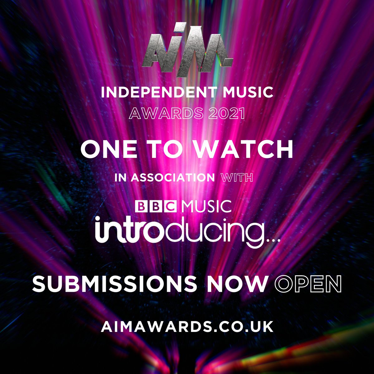 bbcintroducing's tweet photo. Submissions are open for this year's @aimawards!

#BBCIntroducing are partners on the One to Watch award, recognising an independent artist hotly tipped for success.

All entries are free for this one, get yours in: https://t.co/0ZMVCFtnh4 https://t.co/KbPtsnwGZM
