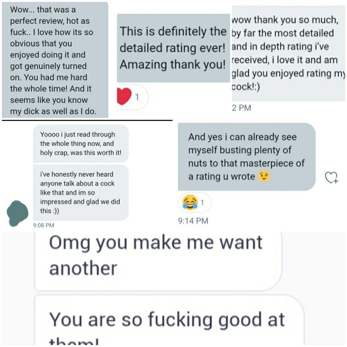 TheDickrate's tweet photo. Come and find out why my dickrates are THE BEST! 💦
Don't just take my word for it 👇
#dickrate #dickrates #dickrating #dickreview #cockrate #cockrates #cockrating #cockreview https://t.co/H3LwbaWLWE