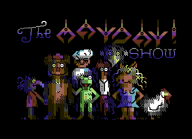 PETSCIIWORLD's tweet image. #PETSCII #C64 #COMMODORE64 #GRAPHICS
&quot;The Mayday Show&quot; by The USER (2016)