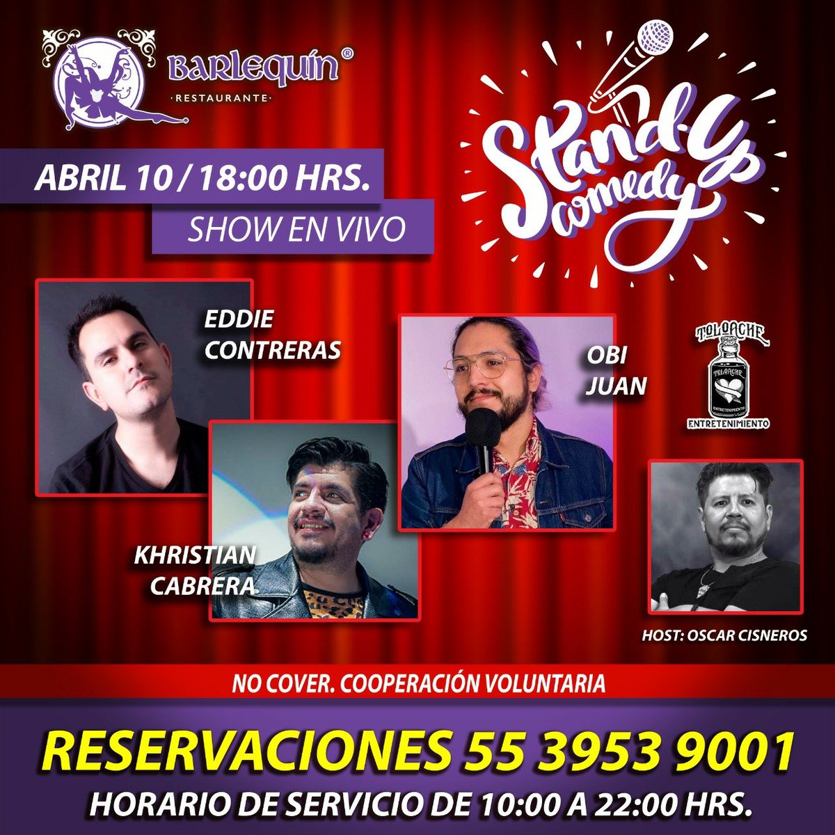 Si este show fuera telenovela mexicana bien podría haberla producido Emilio Larrosa. No se lo pierdan, el sábado en Coapa se va a poner bien jocoso.