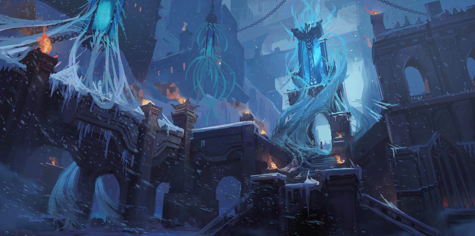 Legends of Runeterra on Twitter: "The Frostguard Citadel is surrounded