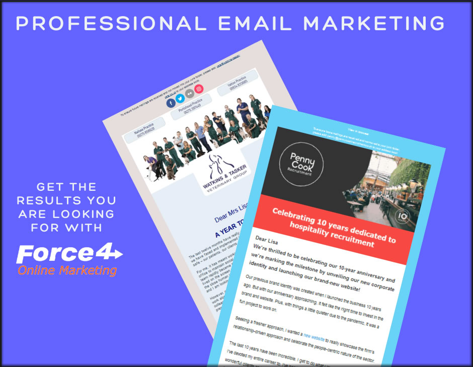 Force4Computing's tweet image. F4 have much 𝗵𝗶𝗴𝗵𝗲𝗿 than average 𝗼𝗽𝗲𝗻 𝗮𝗻𝗱 𝗰𝗹𝗶𝗰𝗸 𝘁𝗵𝗿𝗼𝘂𝗴𝗵 𝗿𝗮𝘁𝗲𝘀 when sending out #email #campaigns on behalf of their clients. 𝗪𝗵𝘆 𝗻𝗼𝘁 𝗴𝗶𝘃𝗲 𝘂𝘀 𝗮 𝘁𝗿𝘆? 
force4computing.co.uk/email-marketin…