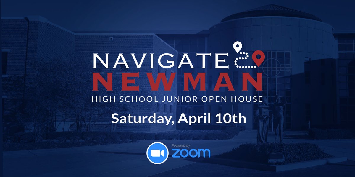 FlyNewmanU's tweet photo. Join us Saturday, April 10th for our High School Juniors ONLY OPEN HOUSE.

SIGN-UP NOW: https://t.co/GPxXyeTmS6
#HighSchoolJuniors #CollegeVirtualVisit #CollegeOpenHouse #NewmanU https://t.co/ujPUl9sCDJ