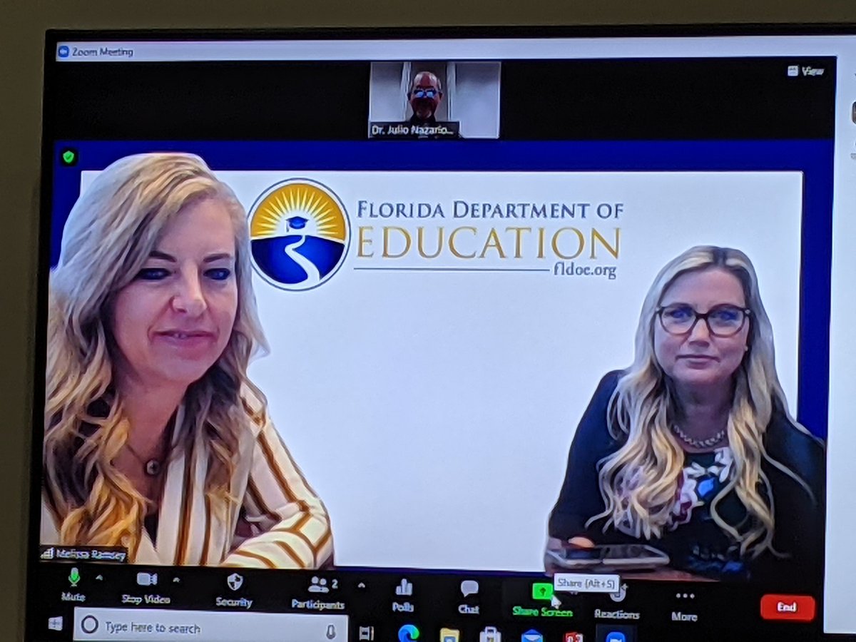 #2021SpringBSIRetreat - Day 1 Thank you to <a href="/StLucieSchools/">St. Lucie Schools</a>. Amazing start of the day with Vice Chancellor Ramsey, ELA/Math/Civics Alignment &amp; Feedback Presentations. @NWRegionBSI @FLDOE_BSI