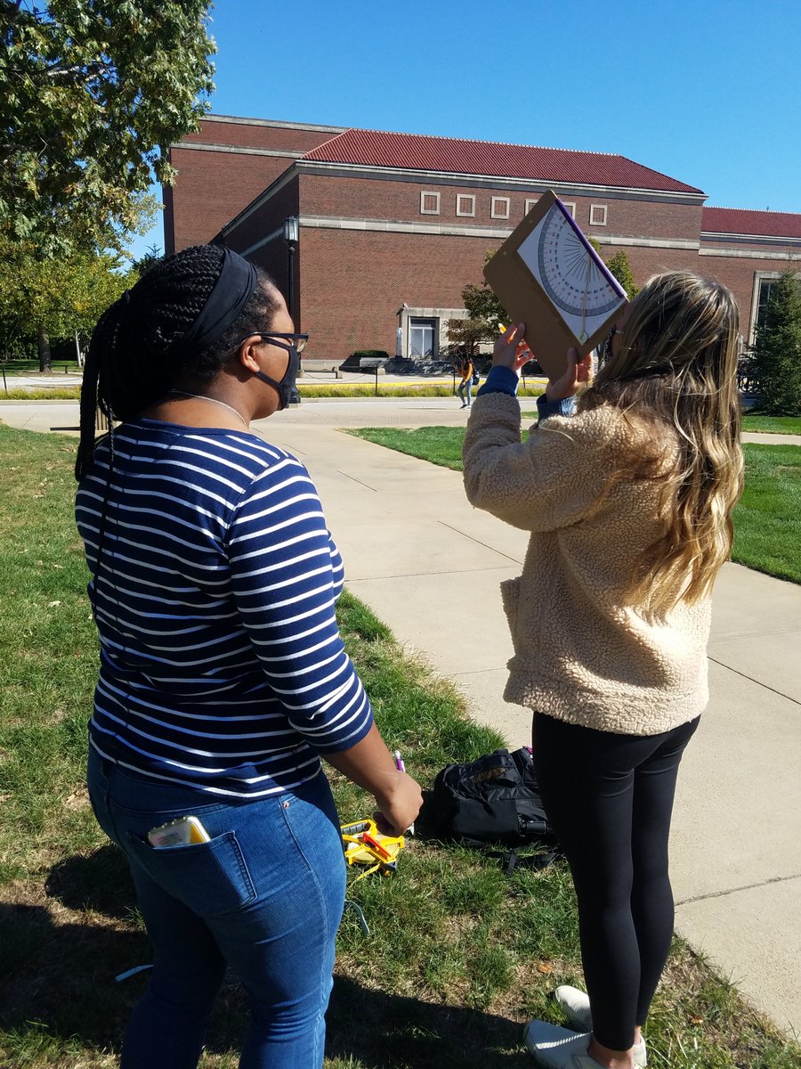 PurdueSOS's tweet image. How will you be spending #EarthDay2021? In celebration, we&apos;ll be teaching another awesome group of Purdue pre-service elementary teachers about measuring tree height with the #GLOBEObserver app. #CitizenScience #GLOBE25 #TreesAroundTheGlobe