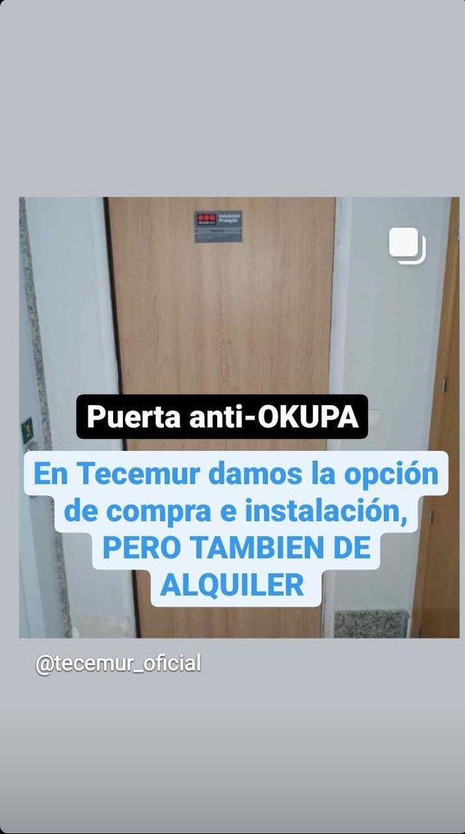 Tecemur1's tweet photo. #Murcia #okupa #antiokupa #cerrajeria #BOE https://t.co/MDzR04sray