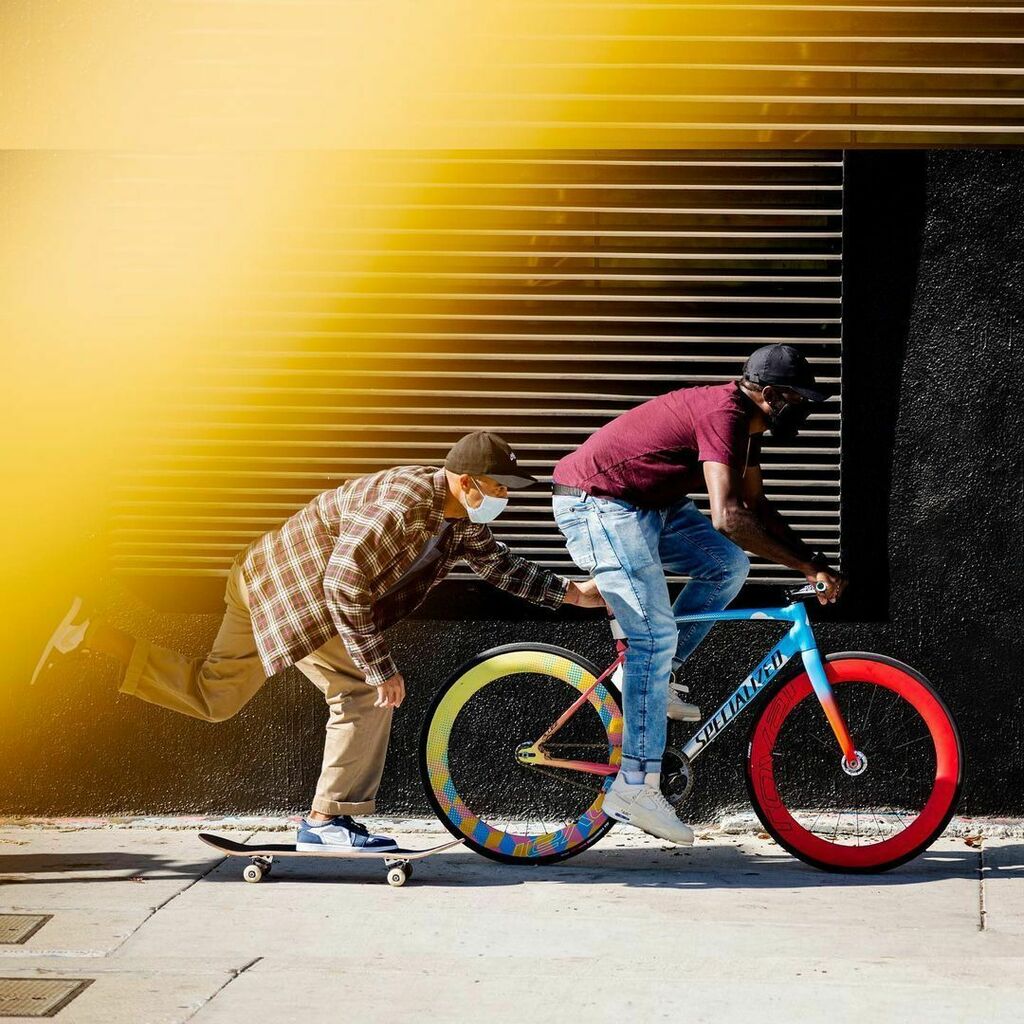 volitioncycling's tweet photo. This is really cool!  a simple conversation between two giants in their sports, @erickoston &amp; @juswilliamz
One of the things Justin &amp; I wanted to change the most in cycling back in 2015 with the creation of the @cncptteam was belonging, being able to com… https://t.co/klxLitHmJq https://t.co/NEqI3r9pPQ