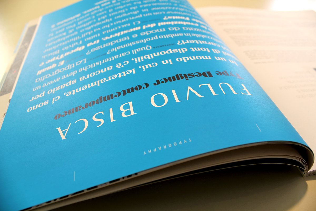 fulviobisca's tweet photo. Parlo di caratteri tipografici in questa intervista per Printlovers. Qui il link alla versione digitale: https://t.co/3I9ioDh8Vb #typeface  #GraphicDesign  #fonts https://t.co/PMLlBokL01