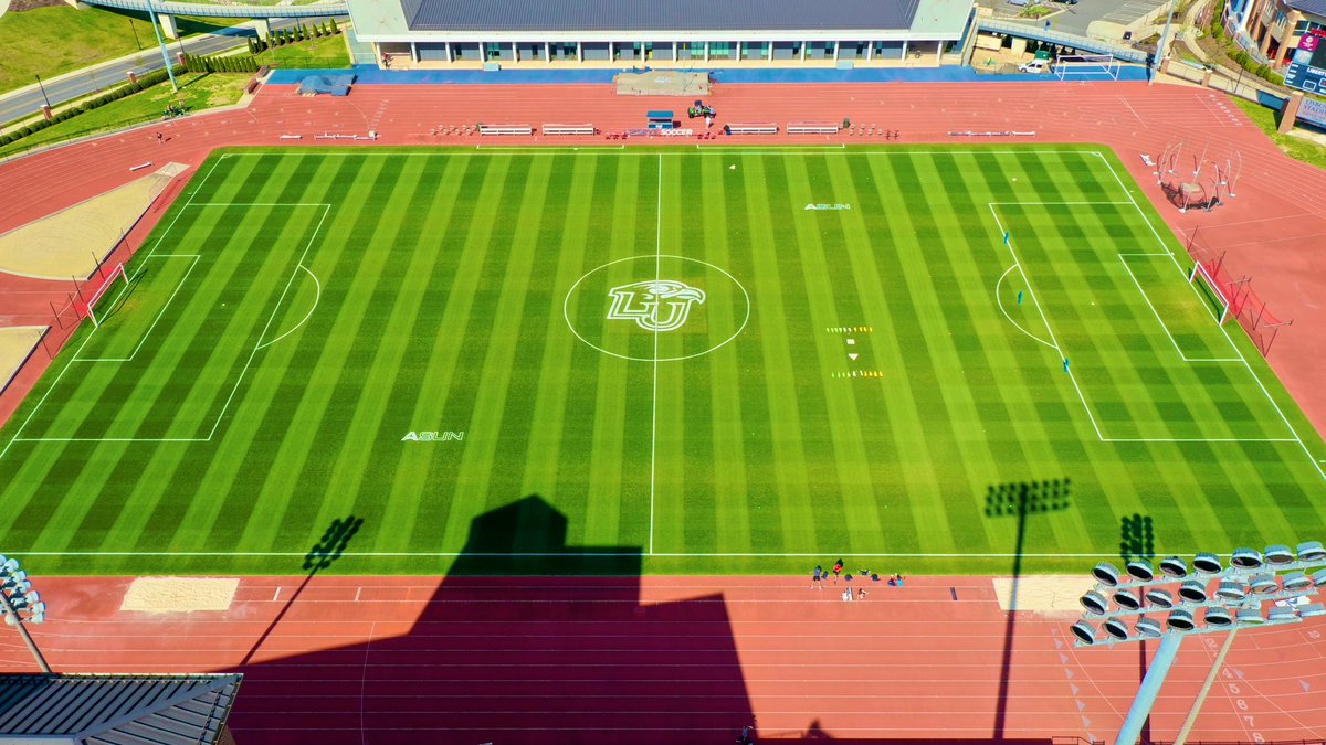 Osborne is all dressed up for the <a href="/LibertyWSoccer/">Liberty Women's Soccer</a> first round of the <a href="/ASUNSoccer/">ASUN Soccer⚽</a> playoffs! #goflames #vaturf