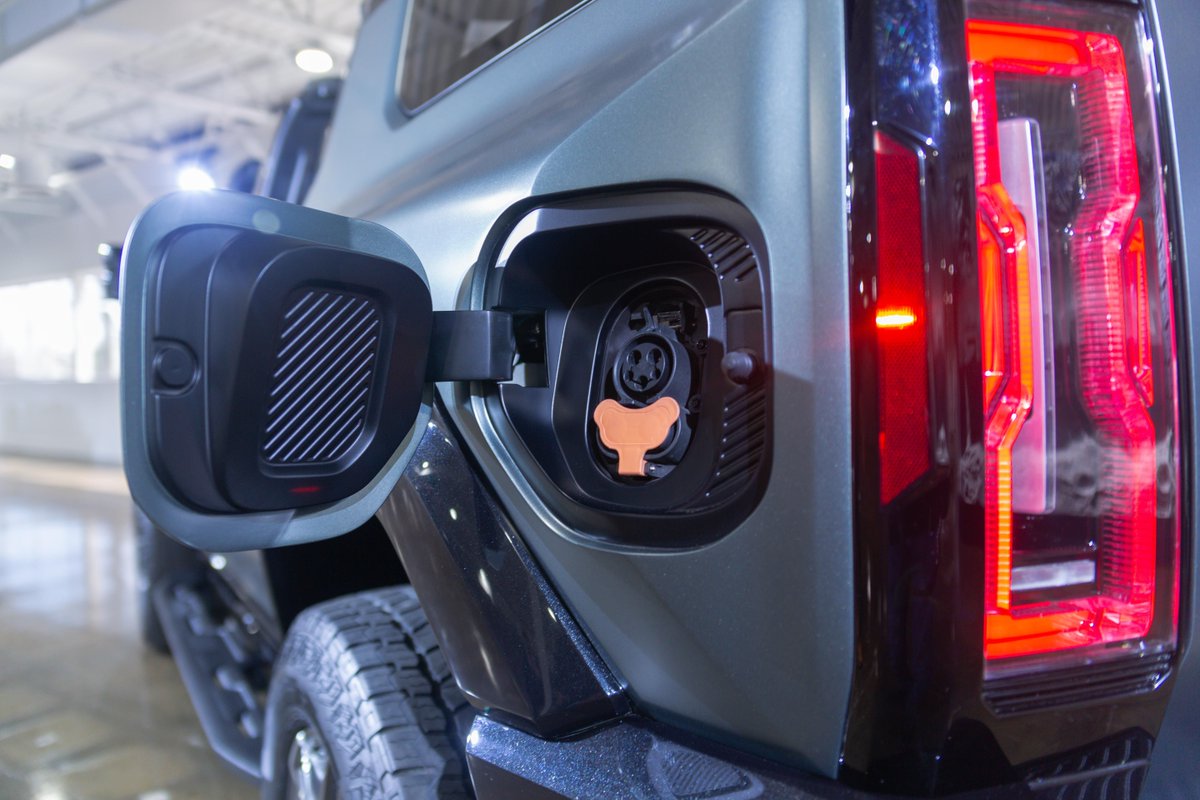 Car and Driver on Twitter "The 2024 GMC Hummer EV SUV can charge