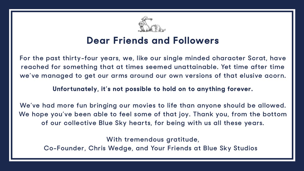Blue Sky Studios tweet media