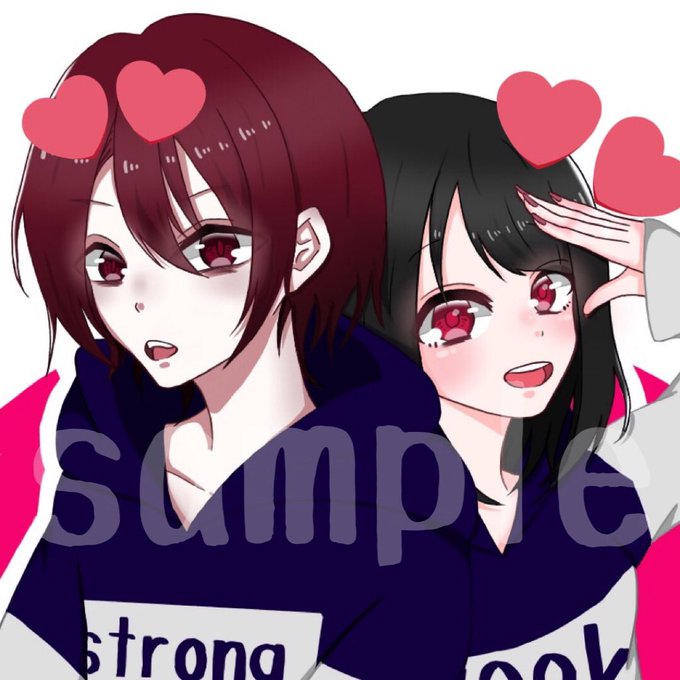 ペア画のtwitterイラスト検索結果