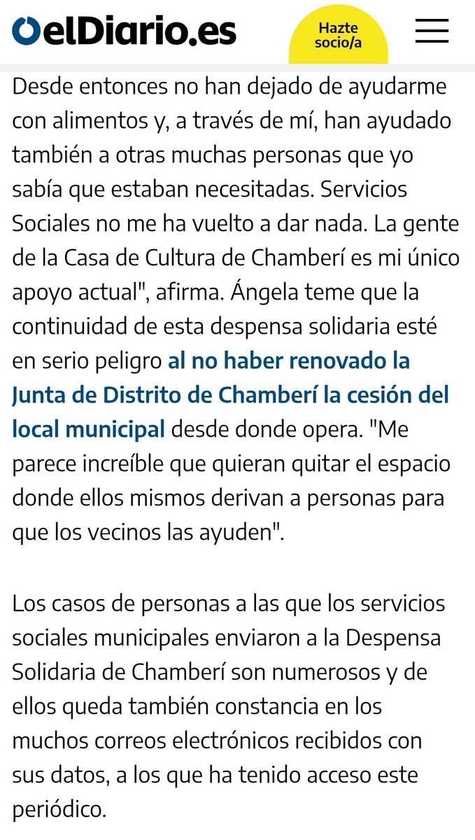despenschamberi's tweet image. El concejal @Jrcramirez quiere cerrar nuestro almacén y nos impide tomar palabra en su pleno

En confinamiento, mientras gastaba 90mil€ en banderas, nosotras llegábamos donde su institución no podía

Hoy nos acompañan nuevas compañeras, como Ángela👇🏾

#SoloElPuebloSalvaAlPueblo