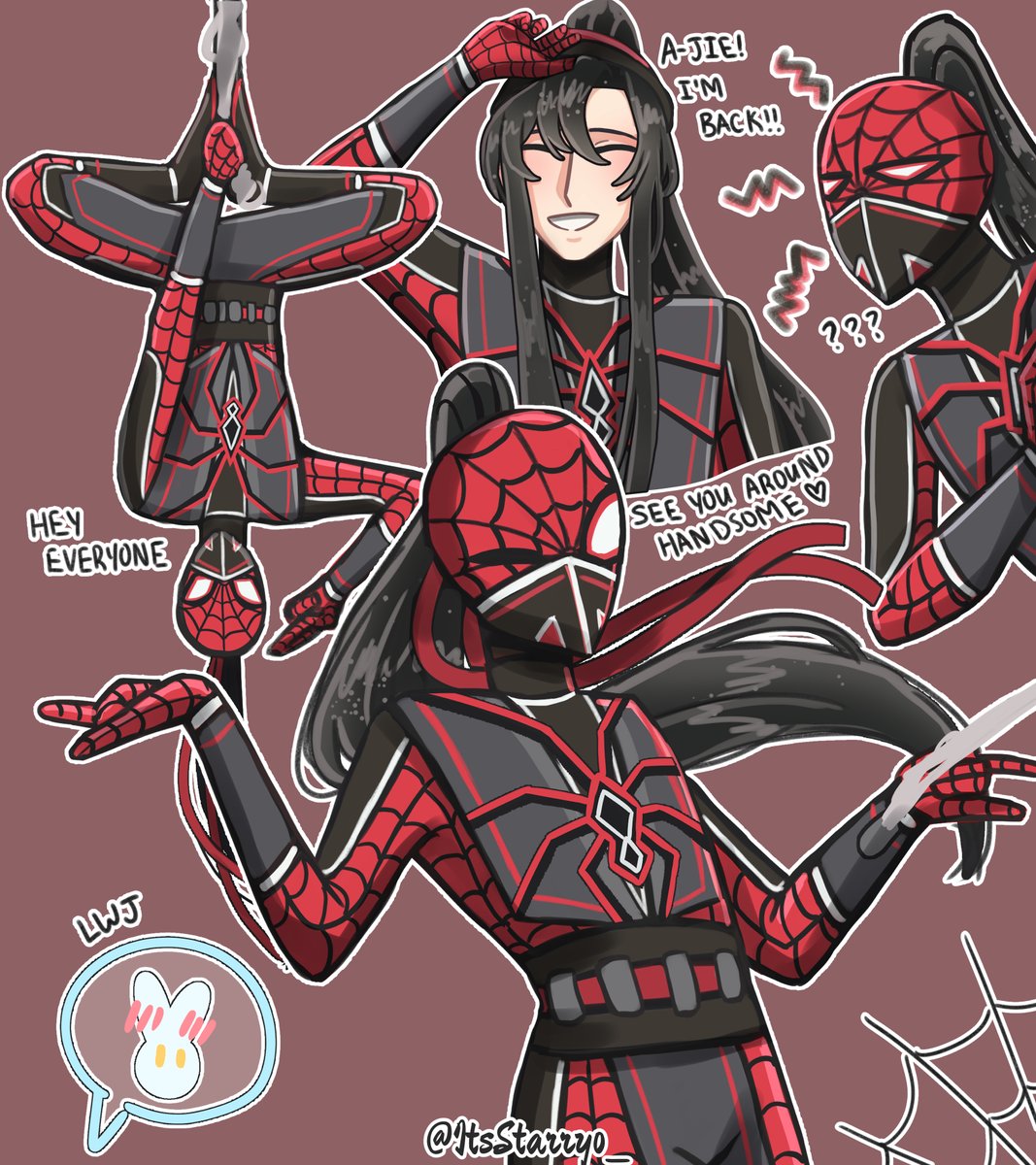 Spiderxian swings into action! #魔道祖师#MDZS #魏无羡#WWX
