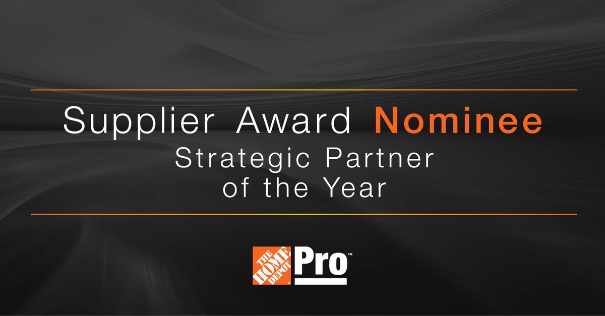 GPProfessional's tweet image. Thanks #HomeDepotPRO for the nomination! Excited to continue to #GoBeyond together for our customers. #APC2021