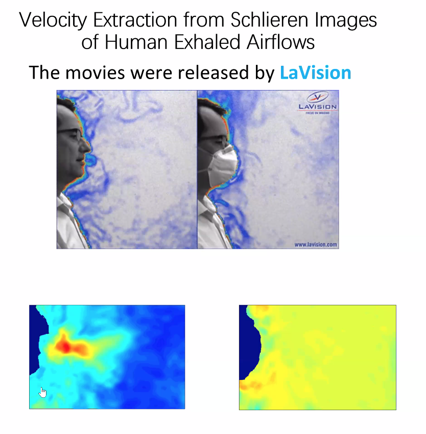 DCE_Journal's tweet image. Insights from George Karniadakis in our first #DCEWebinar:

Extracting velocity data from #SchlierenImages of human exhaled airflows with and without wearing masks. 😷🌬️

#PhysicsInformedLearning
#FluidMechanics
#DataCentricEngineering
#Covid19

@LaVisionInc
@LR_Foundation
