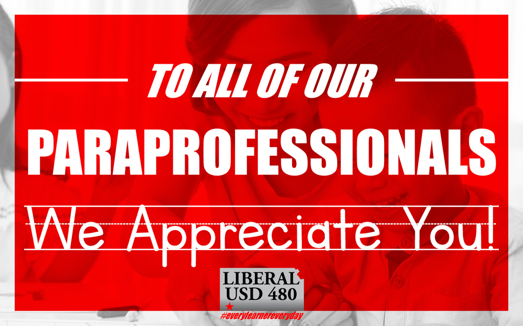 USD480's tweet photo. Paras are such an important part of our team; from the students they interact with on a daily basis to the teachers they assist, they are an invaluable part of the education process. We couldn't do it without them! 

Thank you!

#ParaprofessionalAppreciationDay https://t.co/LE7AWW6WCB