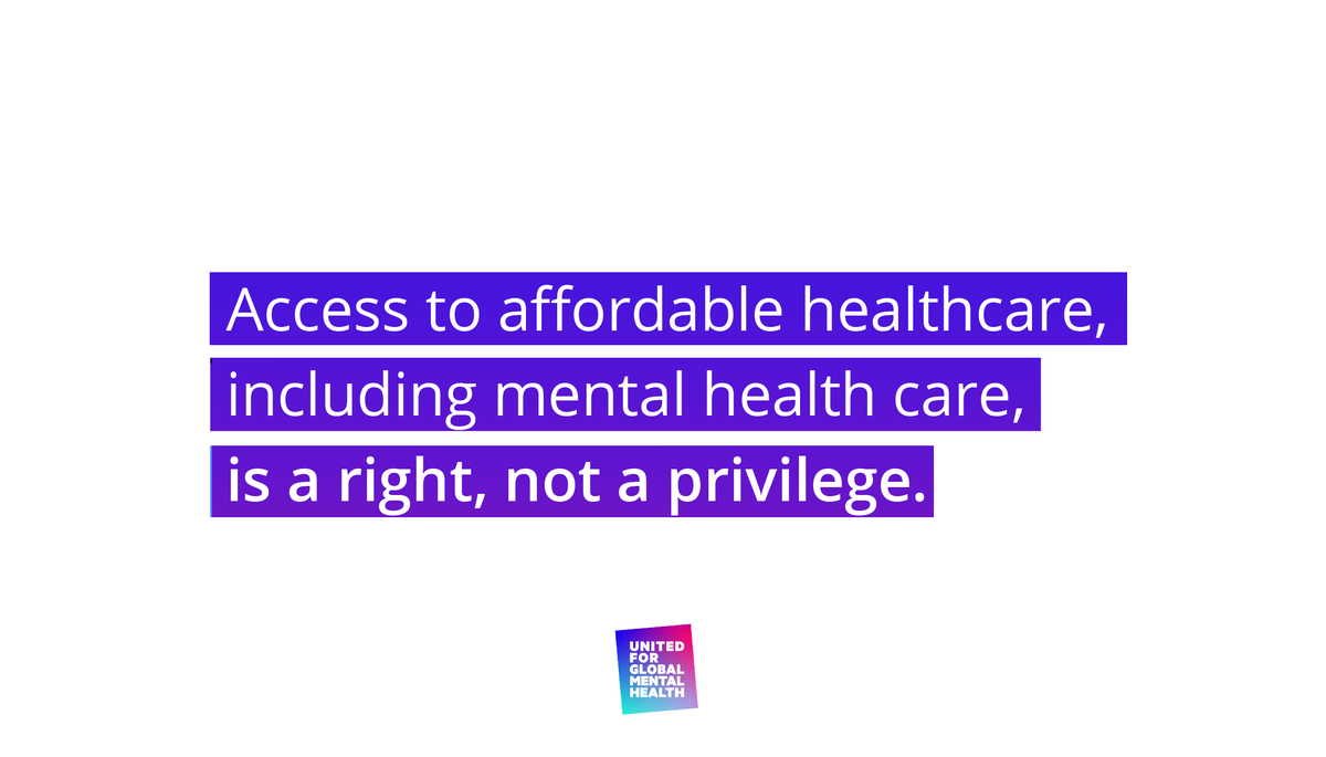 This #WorldHealthDay we must remember that there is no health without mental health. 🧠  

👉  That's why ensuring access to good quality, right-based mental health care is essential to achieving #HealthForAll.